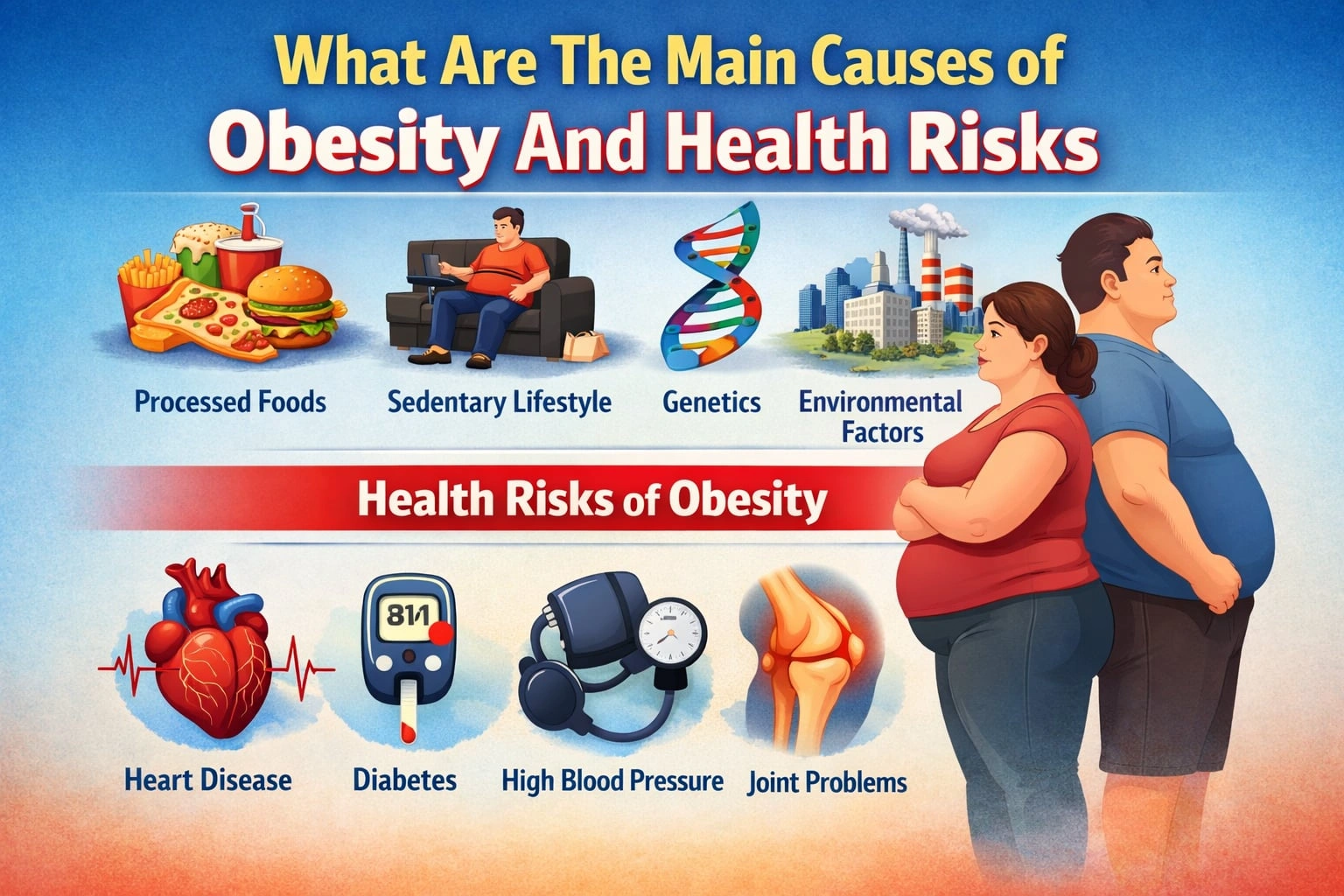 What Are The Main Causes of Obesity And Health Risks