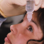 Eye drops used to relieve dry eye that can cause blurred vision